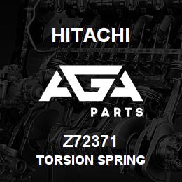 Z72371 Hitachi Construction Machinery TORSION SPRING | AGA Parts