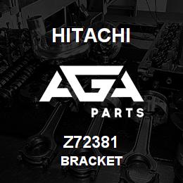 Z72381 Hitachi Construction Machinery BRACKET | AGA Parts