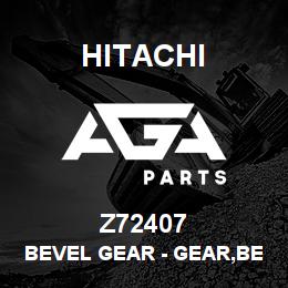 Z72407 Hitachi Construction Machinery Bevel Gear - GEAR,BEVEL | AGA Parts