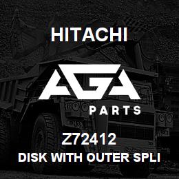 Z72412 Hitachi Construction Machinery Disk With Outer Spline - DISK,OUTER SPLINE | AGA Parts