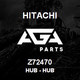 Z72470 Hitachi Construction Machinery Hub - HUB | AGA Parts