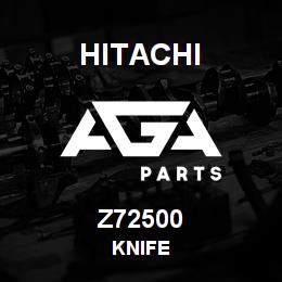 Z72500 Hitachi Construction Machinery KNIFE | AGA Parts
