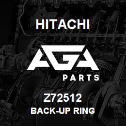 Z72512 Hitachi Construction Machinery BACK-UP RING | AGA Parts