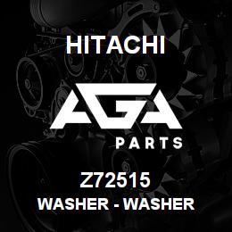 Z72515 Hitachi Construction Machinery Washer - WASHER | AGA Parts