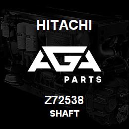 Z72538 Hitachi Construction Machinery SHAFT | AGA Parts
