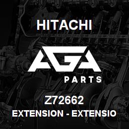 Z72662 Hitachi Construction Machinery Extension - EXTENSION | AGA Parts