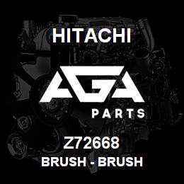 Z72668 Hitachi Construction Machinery Brush - BRUSH | AGA Parts