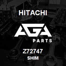 Z72747 Hitachi Construction Machinery SHIM | AGA Parts
