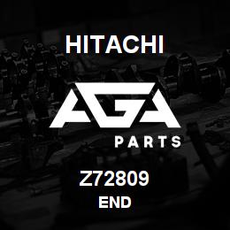 Z72809 Hitachi Construction Machinery END | AGA Parts