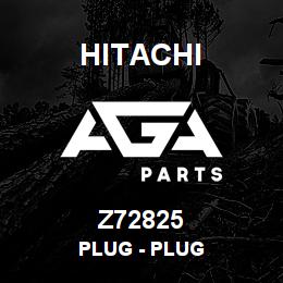 Z72825 Hitachi Construction Machinery Plug - PLUG | AGA Parts