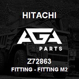 Z72863 Hitachi Construction Machinery Fitting - FITTING M27 X 2 | AGA Parts