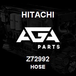 Z72992 Hitachi Construction Machinery HOSE | AGA Parts
