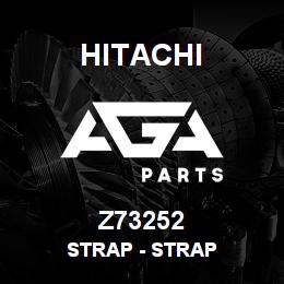 Z73252 Hitachi Construction Machinery Strap - STRAP | AGA Parts