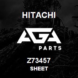Z73457 Hitachi Construction Machinery SHEET | AGA Parts