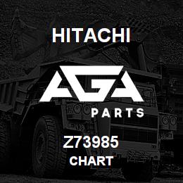 Z73985 Hitachi Construction Machinery CHART | AGA Parts