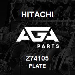 Z74105 Hitachi Construction Machinery PLATE | AGA Parts