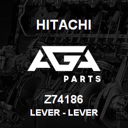 Z74186 Hitachi Construction Machinery Lever - LEVER | AGA Parts