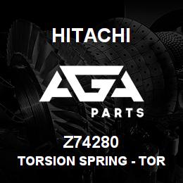 Z74280 Hitachi Construction Machinery Torsion Spring - TORSION SPRING | AGA Parts
