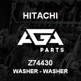 Z74430 Hitachi Construction Machinery Washer - WASHER | AGA Parts