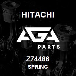 Z74486 Hitachi Construction Machinery SPRING | AGA Parts