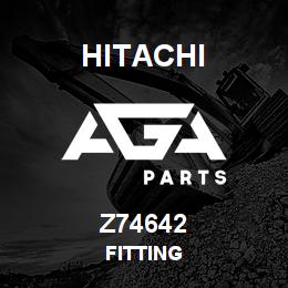 Z74642 Hitachi Construction Machinery FITTING | AGA Parts