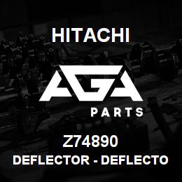 Z74890 Hitachi Construction Machinery Deflector - DEFLECTOR | AGA Parts
