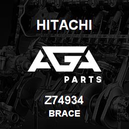 Z74934 Hitachi Construction Machinery BRACE | AGA Parts