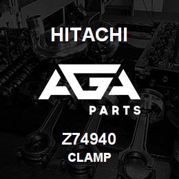 Z74940 Hitachi Construction Machinery CLAMP | AGA Parts