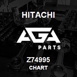 Z74995 Hitachi Construction Machinery CHART | AGA Parts