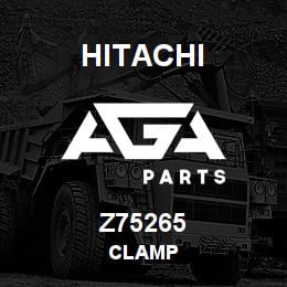 Z75265 Hitachi Construction Machinery CLAMP | AGA Parts