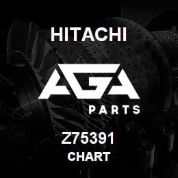 Z75391 Hitachi Construction Machinery CHART | AGA Parts