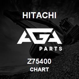 Z75400 Hitachi Construction Machinery CHART | AGA Parts