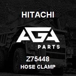 Z75448 Hitachi Construction Machinery HOSE CLAMP | AGA Parts