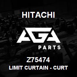 Z75474 Hitachi Construction Machinery Limit Curtain - CURTAIN CHAFF PAN | AGA Parts