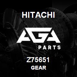 Z75651 Hitachi Construction Machinery GEAR | AGA Parts