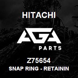 Z75654 Hitachi Construction Machinery Snap Ring - RETAINING RING | AGA Parts