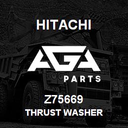 Z75669 Hitachi Construction Machinery THRUST WASHER | AGA Parts