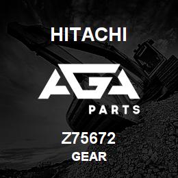 Z75672 Hitachi Construction Machinery GEAR | AGA Parts