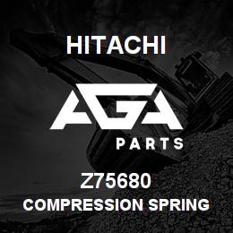Z75680 Hitachi Construction Machinery COMPRESSION SPRING | AGA Parts