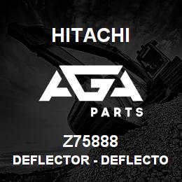 Z75888 Hitachi Construction Machinery Deflector - DEFLECTOR REKORD 33818 | AGA Parts