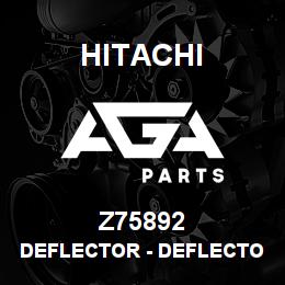Z75892 Hitachi Construction Machinery Deflector - DEFLECTOR REKORD 33817 | AGA Parts