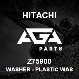 Z75900 Hitachi Construction Machinery Washer - PLASTIC WASHER REKORD 09710 | AGA Parts