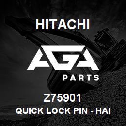Z75901 Hitachi Construction Machinery Quick Lock Pin - HAIR PIN REKORD 00472 | AGA Parts