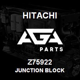 Z75922 Hitachi Construction Machinery JUNCTION BLOCK | AGA Parts
