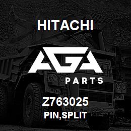Z763025 Hitachi Construction Machinery PIN,SPLIT | AGA Parts