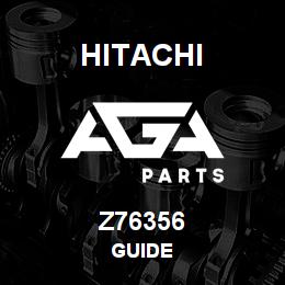Z76356 Hitachi Construction Machinery GUIDE | AGA Parts