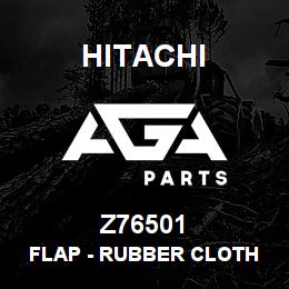 Z76501 Hitachi Construction Machinery Flap - RUBBER CLOTH REKORD 22924 | AGA Parts