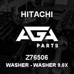 Z76506 Hitachi Construction Machinery Washer - WASHER 9.0X35 REKORD 00849 | AGA Parts