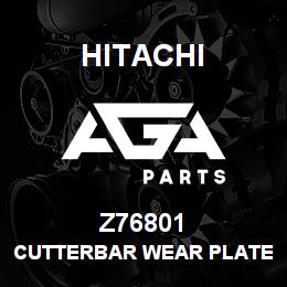 Z76801 Hitachi Construction Machinery Cutterbar Wear Plate - CUTTERBAR WEAR PLATE | AGA Parts
