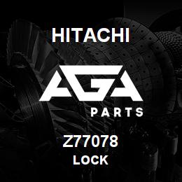 Z77078 Hitachi Construction Machinery LOCK | AGA Parts